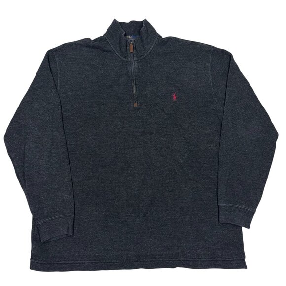 Polo Ralph Lauren Other - Polo Ralph Lauren Men's Quarter Zip Pullover Gray - Size 2XLT